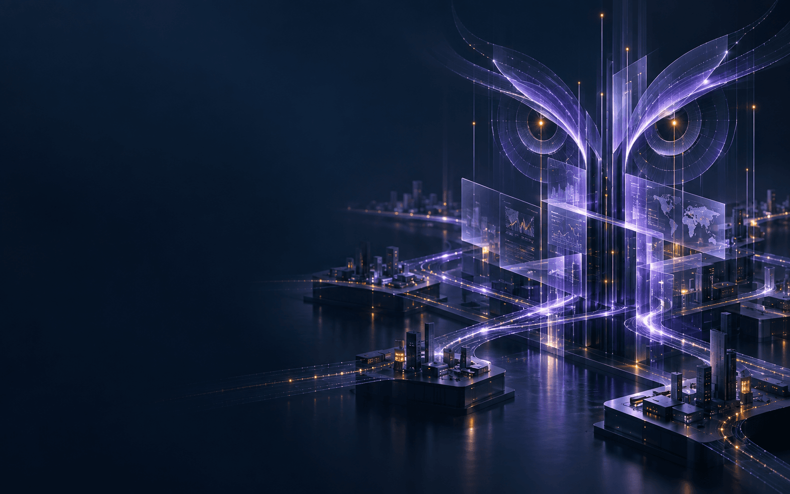 Owl-inspired connected technology network